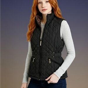 Weatherproof Women's Dark Quilted Vest